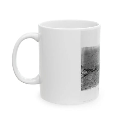 Incidents Of The War. A Harvest Of Death, Gettysburg, July, 1863 (U.S. Civil War) White Coffee Mug-Go Mug Yourself