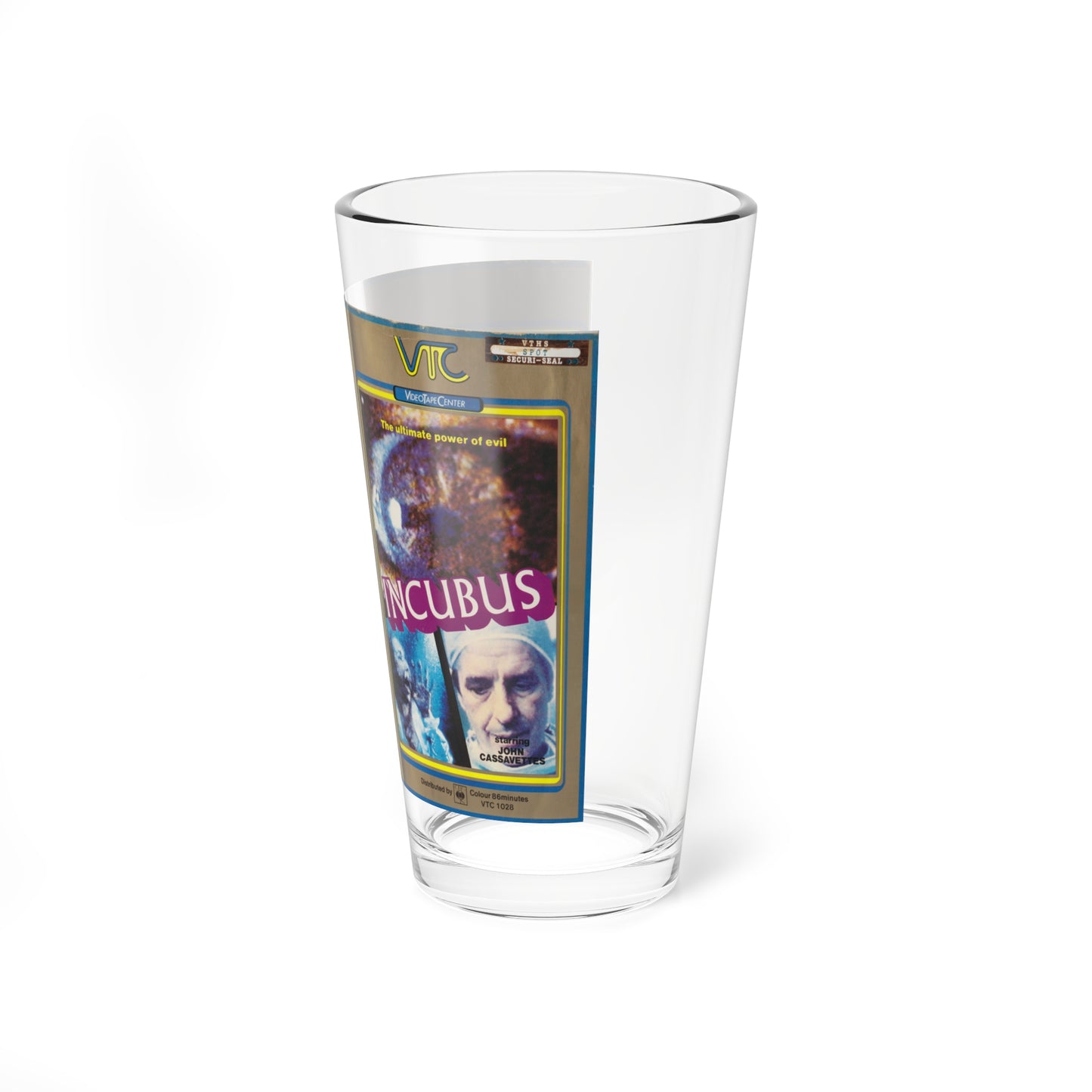 INCUBUS (VHS COVER) Pint Glass 16oz-Go Mug Yourself