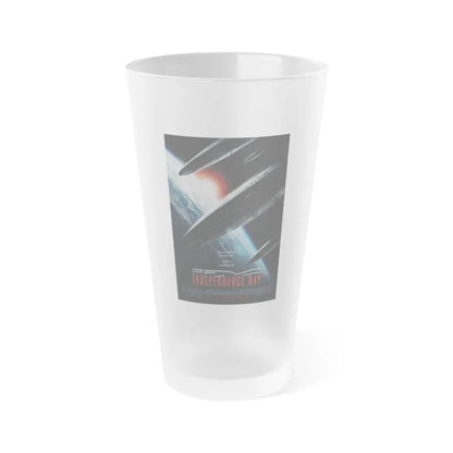 INDEPENDENCE DAY 1996 Movie Poster - Frosted Pint Glass 16oz 16oz Frosted - Go Mug Yourself