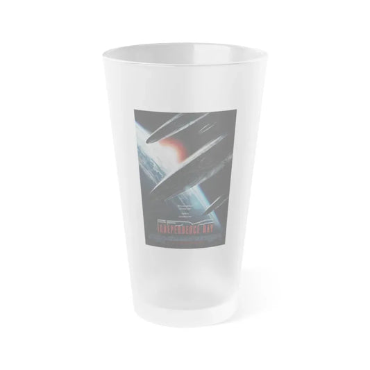 INDEPENDENCE DAY 1996 Movie Poster - Frosted Pint Glass 16oz 16oz Frosted - Go Mug Yourself