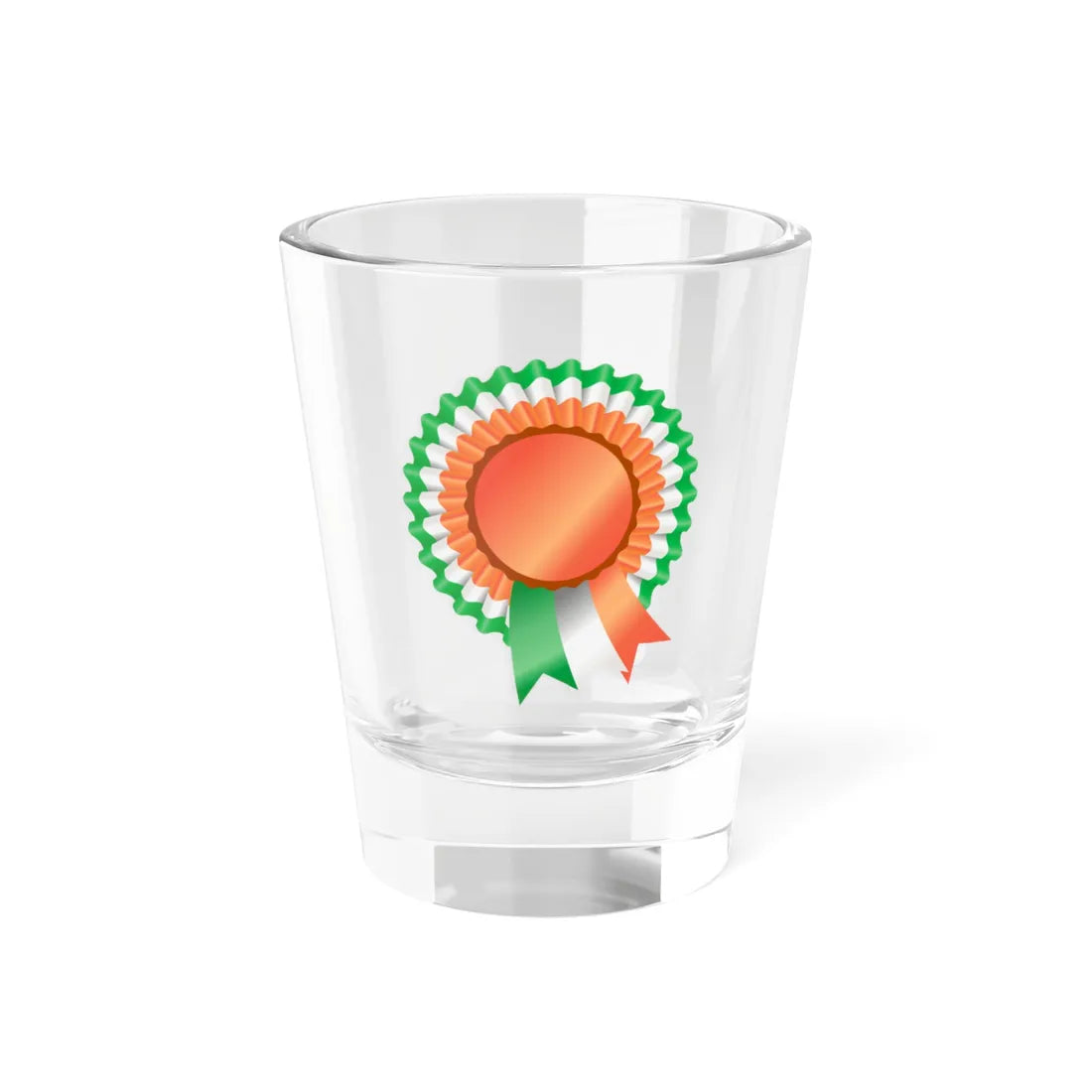 Independence Day of Côte dIvoire India and Niger ribbon (India) Shot Glass 1.5oz 1.5oz - Go Mug Yourself