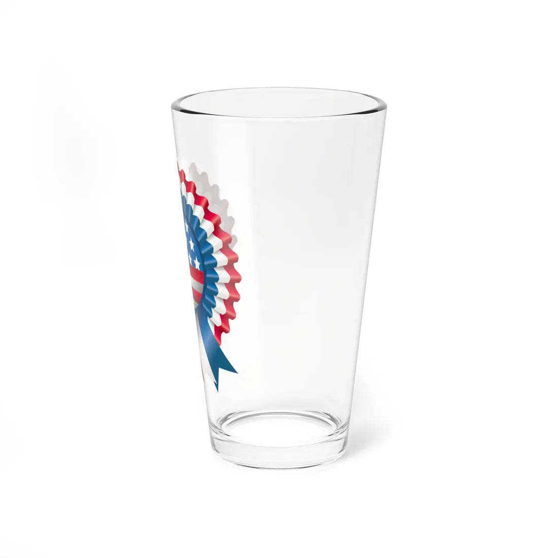 Independence Day of United States ribbon (United States) Pint Glass 16oz - Go Mug Yourself