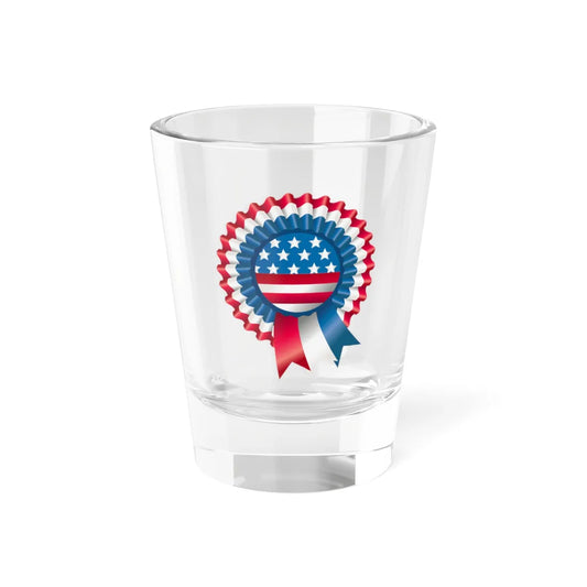 Independence Day of United States ribbon (United States) Shot Glass 1.5oz 1.5oz - Go Mug Yourself