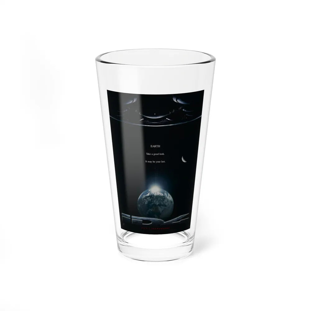 INDEPENDENCE DAY (TEASER) 1996 Movie Poster - Pint Glass 16oz-16oz-Go Mug Yourself