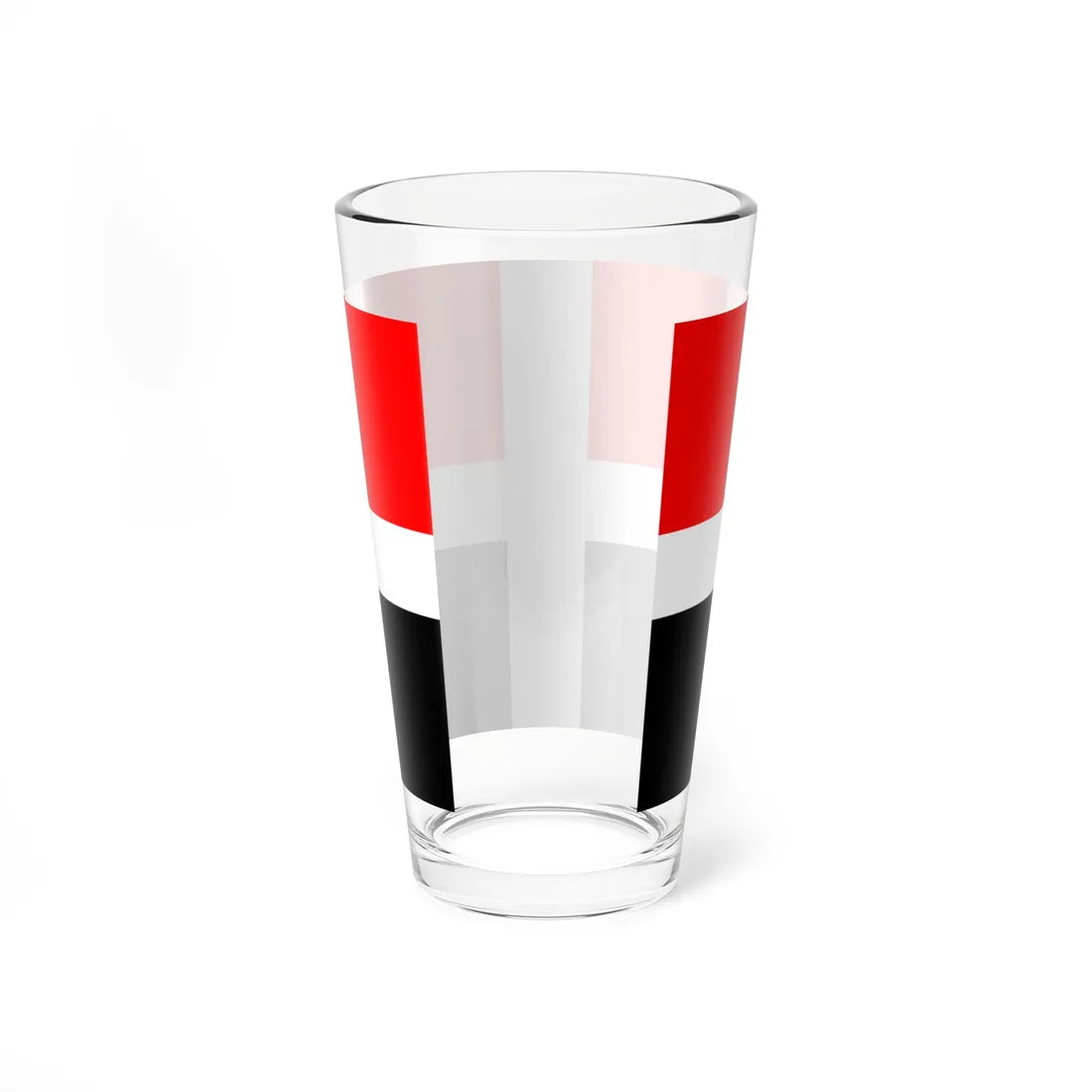 Independist flag of Aosta Valley (Italy) Pint Glass 16oz - Go Mug Yourself