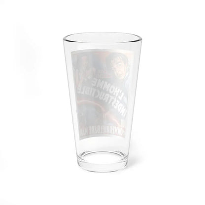 INDESTRUCTIBLE MAN (BELGIAN) 1956 Movie Poster - Pint Glass 16oz - Go Mug Yourself