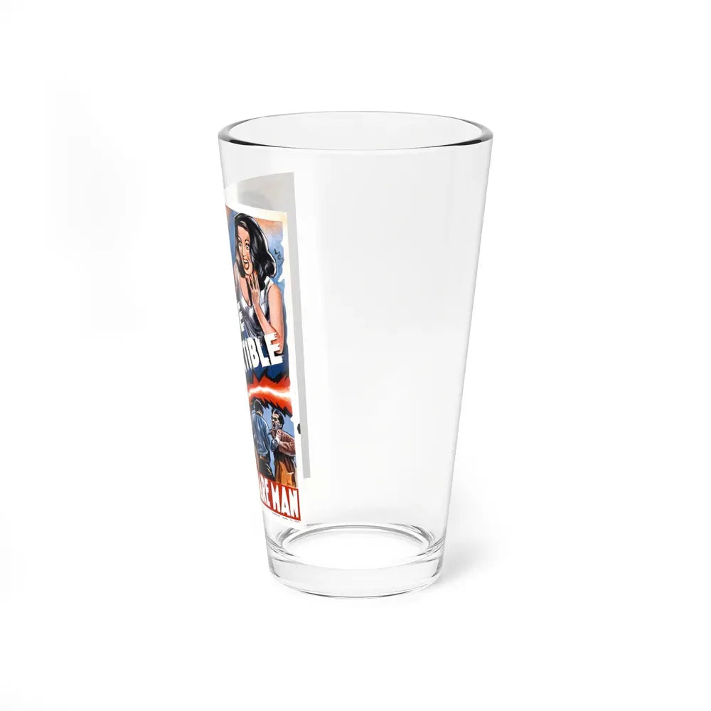 INDESTRUCTIBLE MAN (BELGIAN) 1956 Movie Poster - Pint Glass 16oz - Go Mug Yourself