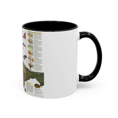 India (1997) (Map) Accent Coffee Mug - Go Mug Yourself