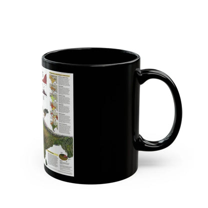 India (1997) (Map) Black Coffee Mug-Go Mug Yourself