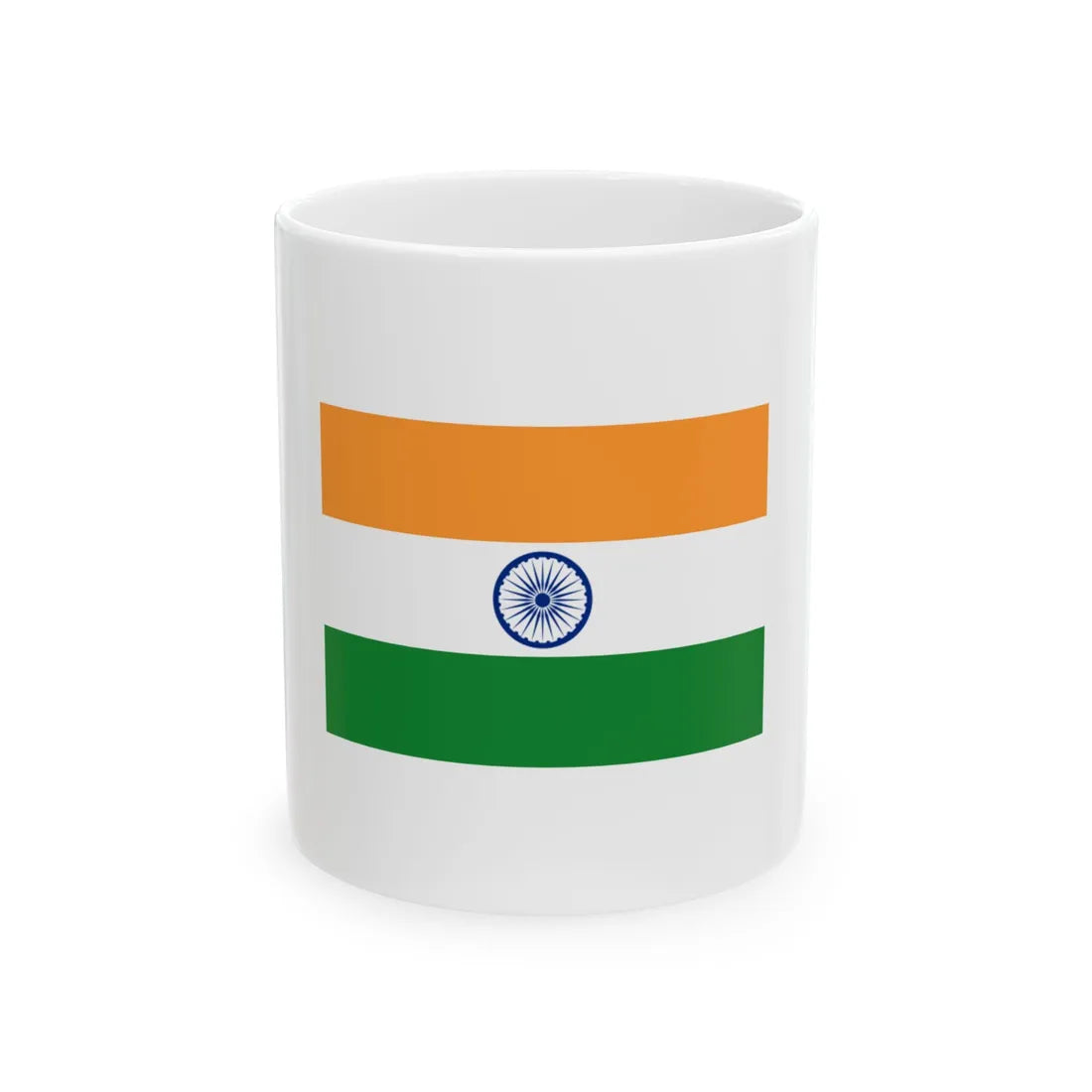 India 77321 - The Noun Project (India) White Coffee Mug 11oz - Go Mug Yourself