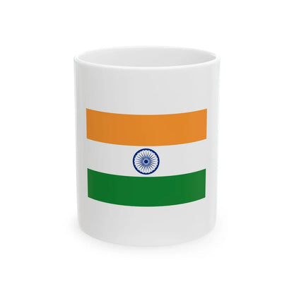 India 77321 - The Noun Project (India) White Coffee Mug 11oz - Go Mug Yourself