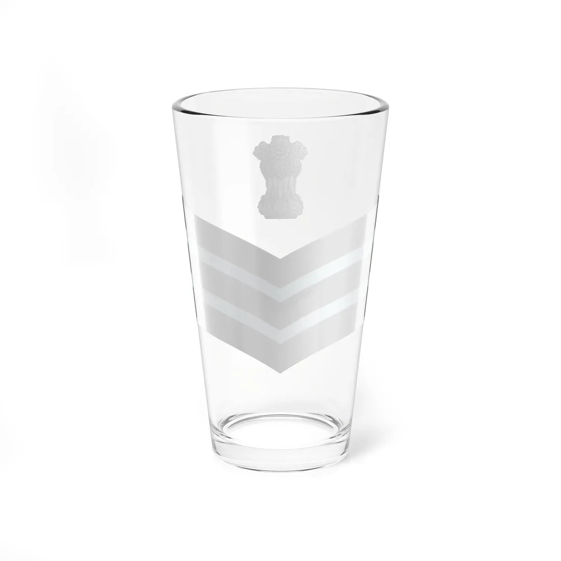 India Air OR 7 old (India) (Military Rank) Pint Glass 16oz - Go Mug Yourself