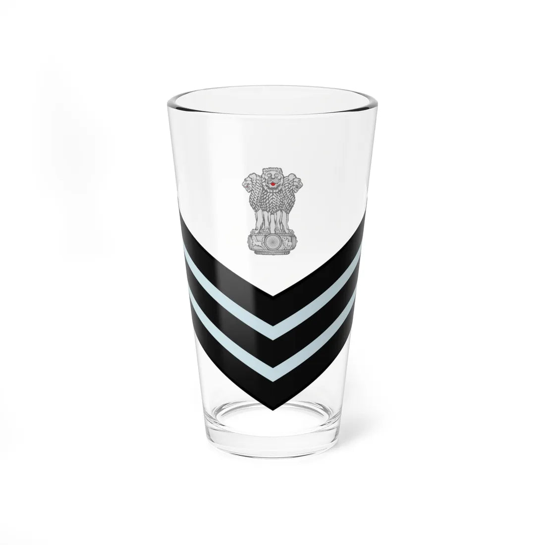 India Air OR 7 old (India) (Military Rank) Pint Glass 16oz - Go Mug Yourself