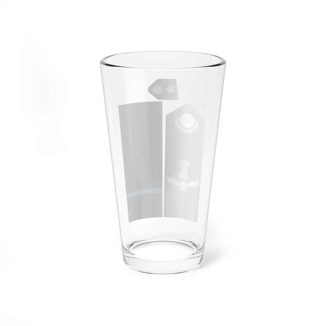 India AirForce OF 6 collected (India) (Military Rank) Pint Glass 16oz - Go Mug Yourself