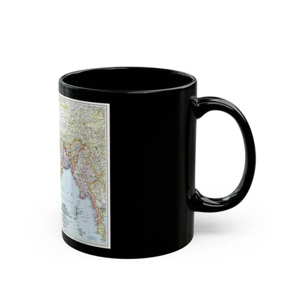 India and Burma (1946) (Map) Black Coffee Mug - Go Mug Yourself