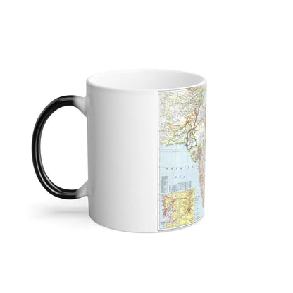 India and Burma (1946) (Map) Color Changing Mug 11oz-Go Mug Yourself