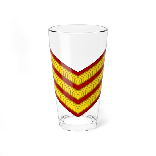 India Army OR 6 (India) (Military Rank) Pint Glass 16oz 16oz - Go Mug Yourself
