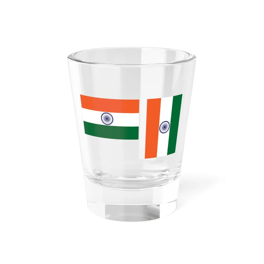India-flag-horiz-vert (India) Shot Glass 1.5oz 1.5oz - Go Mug Yourself