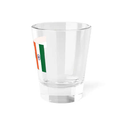 India-flag-horiz-vert (India) Shot Glass 1.5oz - Go Mug Yourself