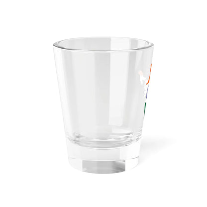 India Map And Flag Combined By Devilal (India) Shot Glass 1.5oz - Go Mug Yourself