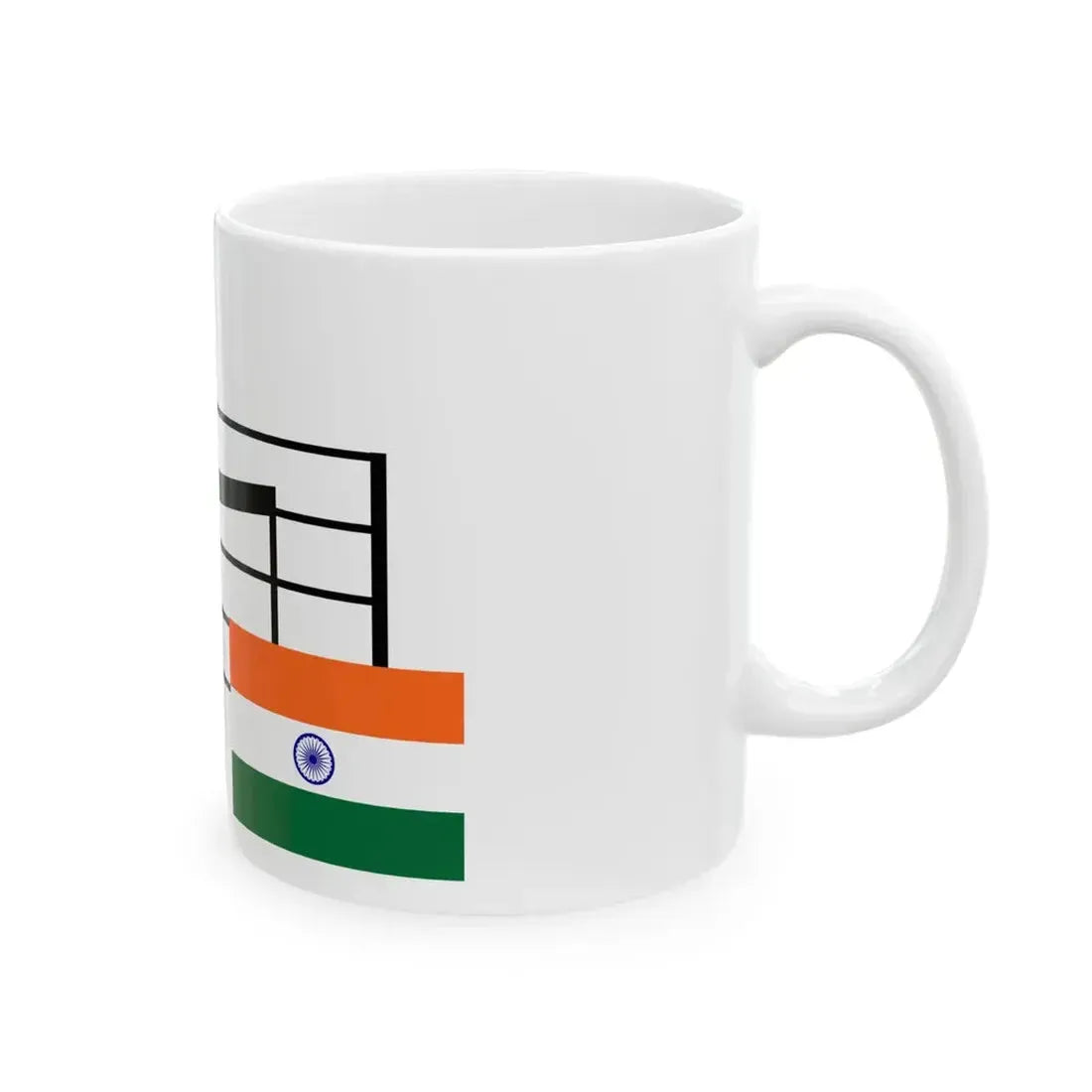India-music (India) White Coffee Mug - Go Mug Yourself