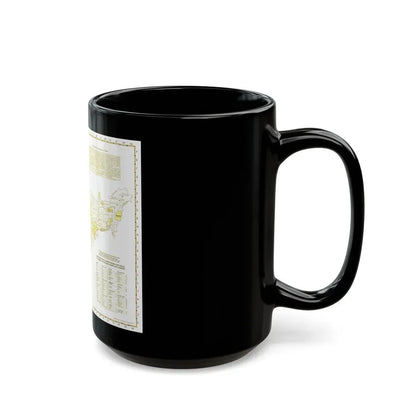 India - Political Subdivisions (1946) (Map) Black Coffee Mug - Go Mug Yourself