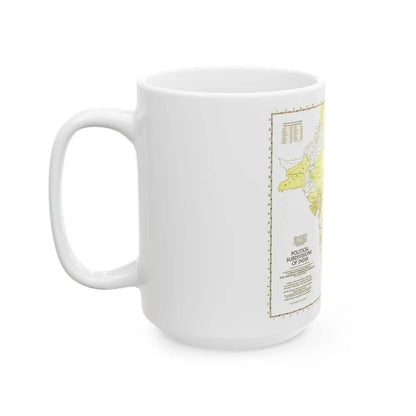 India - Political Subdivisions (1946) (Map) White Coffee Mug-Go Mug Yourself