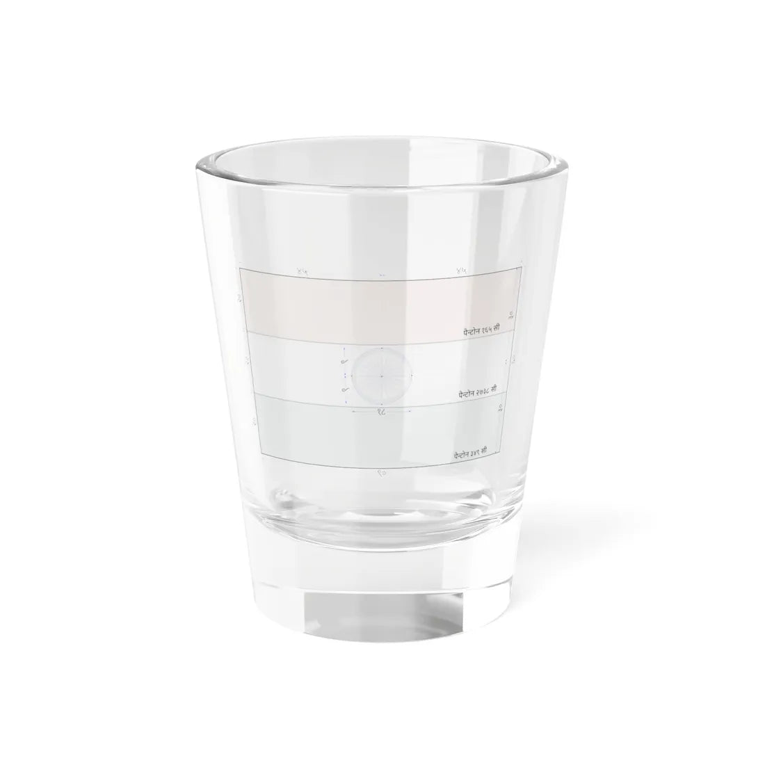 भरत क धवज नरमण पतरक (India) Shot Glass 1.5oz 1.5oz - Go Mug Yourself