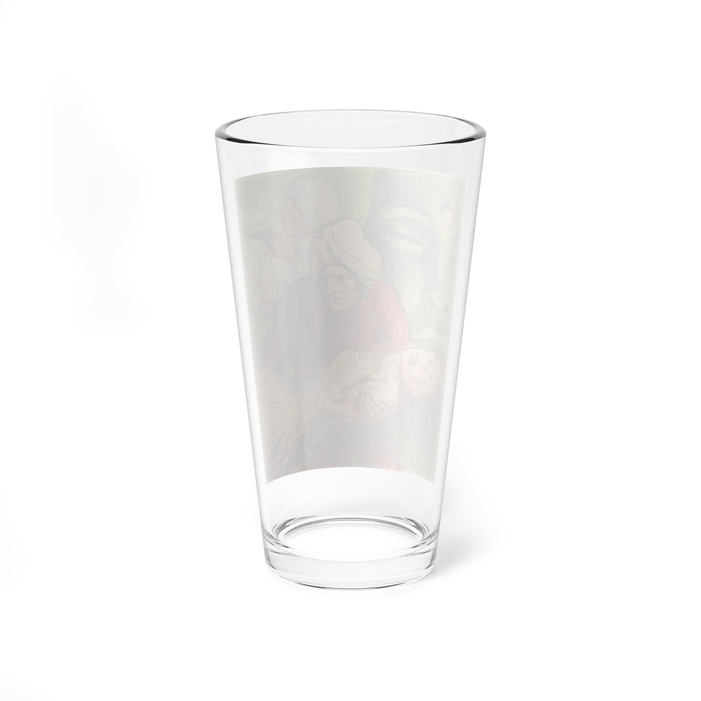 India Sketch - Pint Glass 16oz-Go Mug Yourself