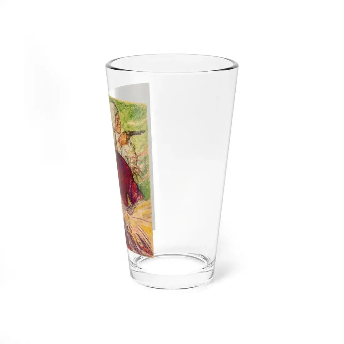 India Sketch - Pint Glass 16oz - Go Mug Yourself