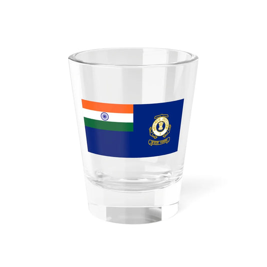 Indian Coast Guard flag (India) Shot Glass 1.5oz 1.5oz - Go Mug Yourself
