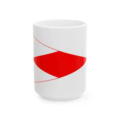 Indian Harbor Yacht Club Burgee (United States) White Coffee Mug 15oz - Go Mug Yourself