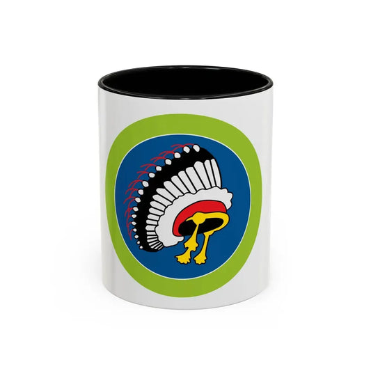 Indian Lore (Boy Scout Merit Badge) Accent Coffee Mug 11oz Black - Go Mug Yourself