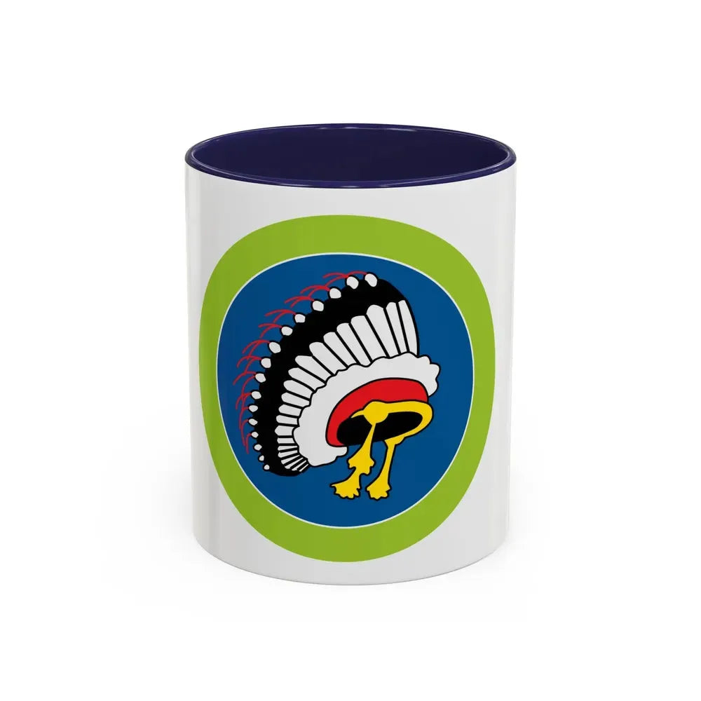 Indian Lore (Boy Scout Merit Badge) Accent Coffee Mug 11oz Navy - Go Mug Yourself