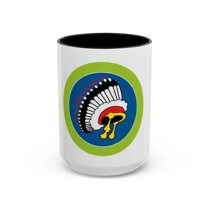 Indian Lore (Boy Scout Merit Badge) Accent Coffee Mug 15oz Black - Go Mug Yourself