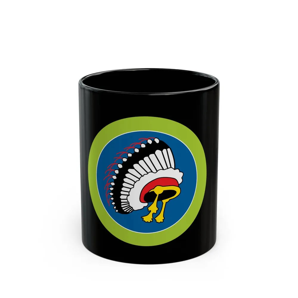 Indian Lore (Boy Scout Merit Badge) Black Coffee Mug-11oz-Go Mug Yourself