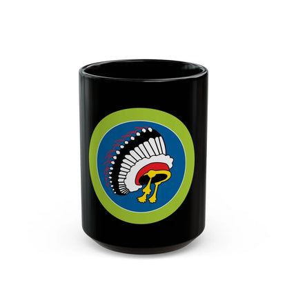 Indian Lore (Boy Scout Merit Badge) Black Coffee Mug-15oz-Go Mug Yourself