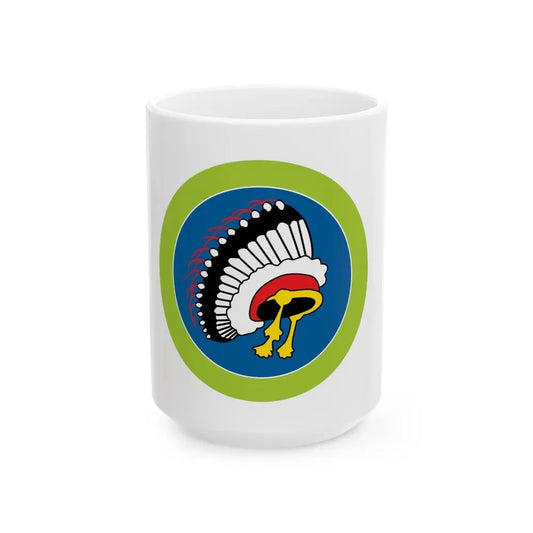 Indian Lore (Boy Scout Merit Badge) White Coffee Mug 15oz - Go Mug Yourself