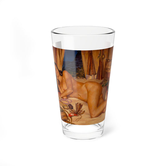 Indian Maiden - Pint Glass 16oz-16oz-Go Mug Yourself