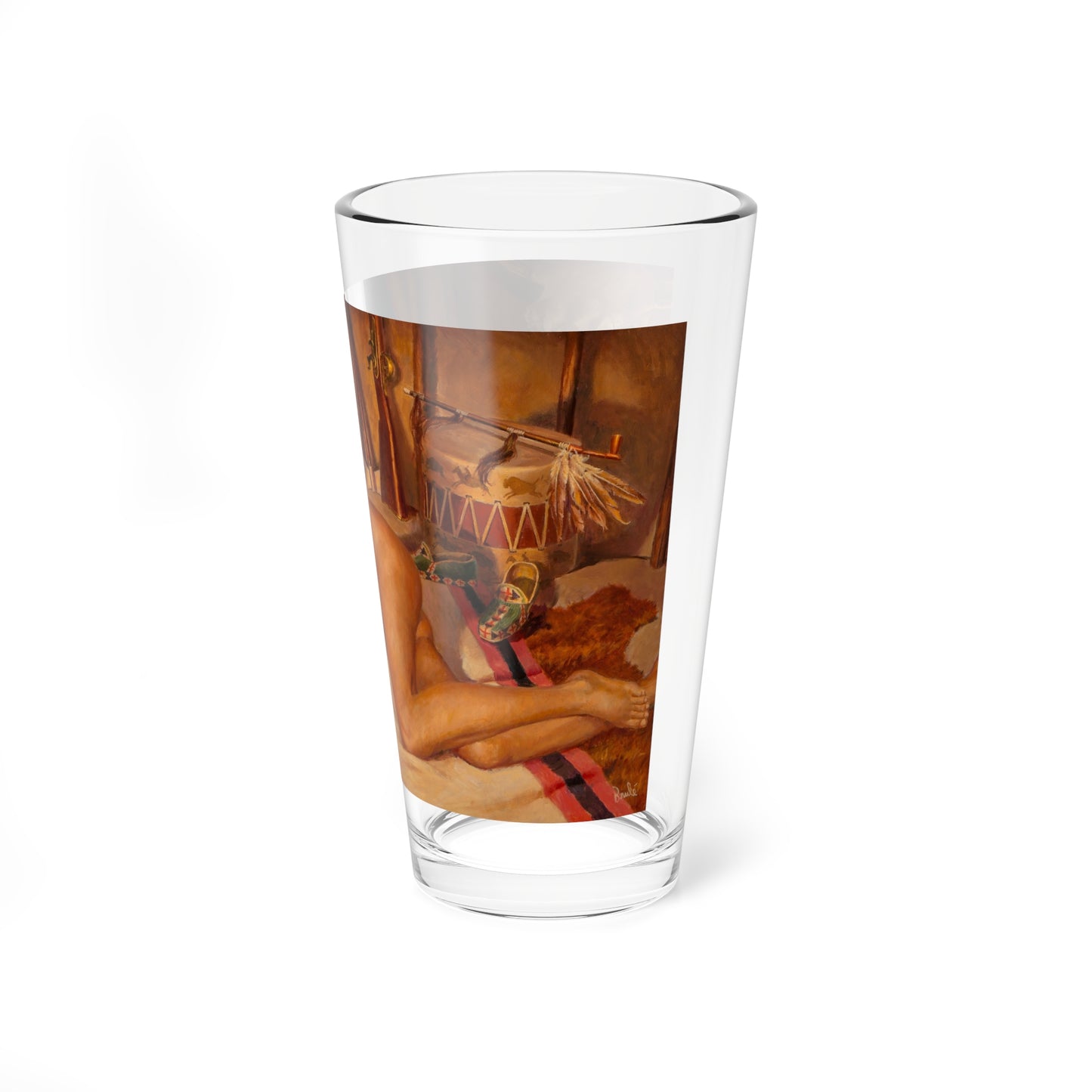 Indian Maiden - Pint Glass 16oz-Go Mug Yourself