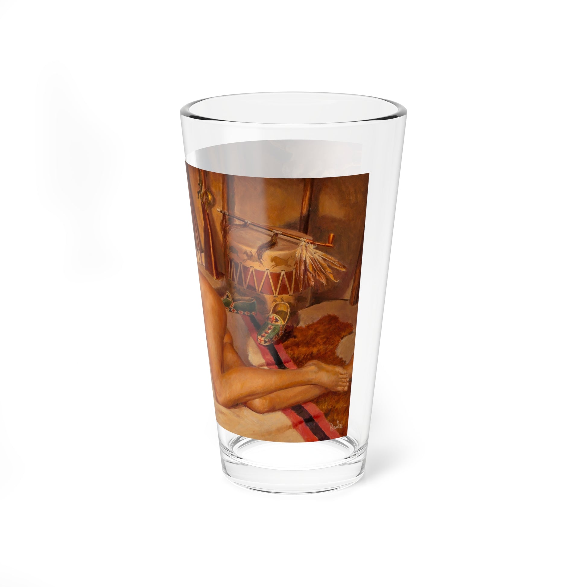 Indian Maiden - Pint Glass 16oz-Go Mug Yourself