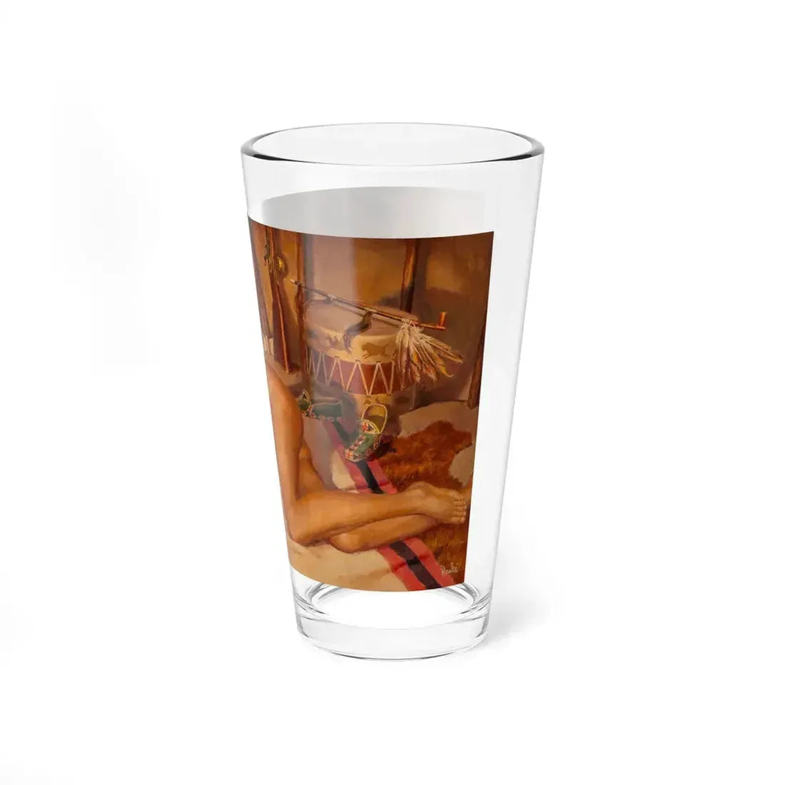 Indian Maiden - Pint Glass 16oz - Go Mug Yourself