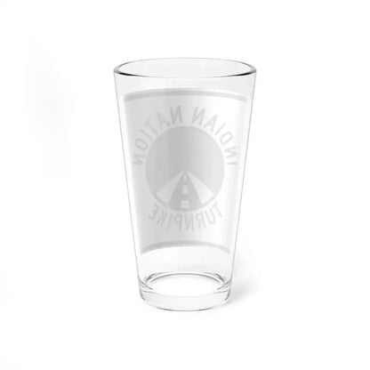 Indian Nation Turnpike (Oklahoma) (Road Sign) Pint Glass 16oz - Go Mug Yourself