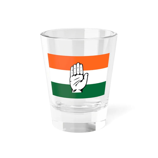 Indian National Congress Flag (India) Shot Glass 1.5oz 1.5oz - Go Mug Yourself