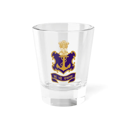 Indian Navy Insignia (India) (Coat of Arms) Shot Glass 1.5oz 1.5oz - Go Mug Yourself