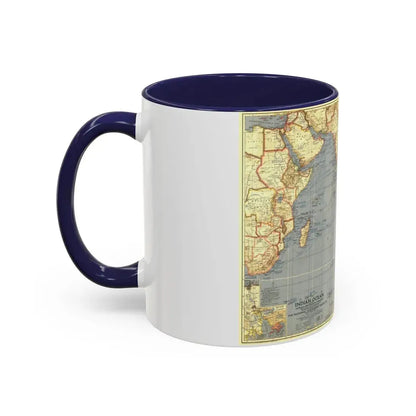 Indian Ocean (1941) (Map) Accent Coffee Mug - Go Mug Yourself