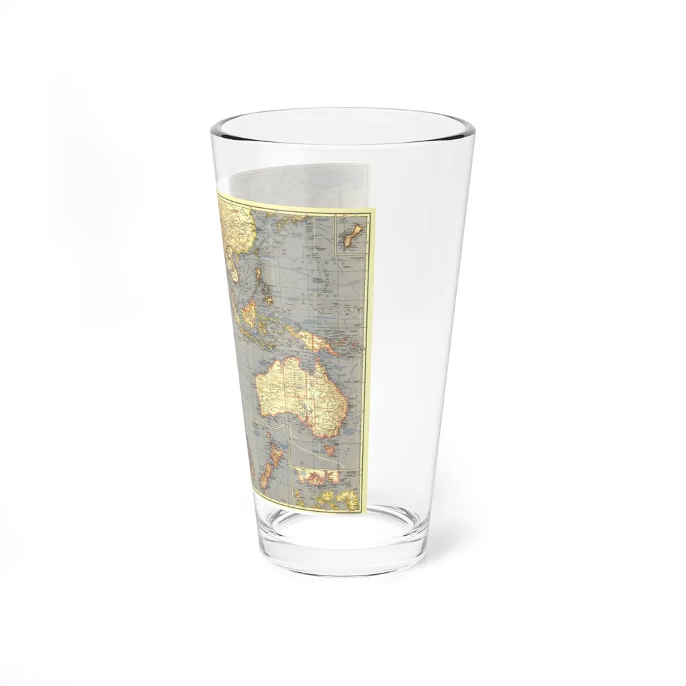 Indian Ocean (1941) (Map) Pint Glass 16oz-Go Mug Yourself