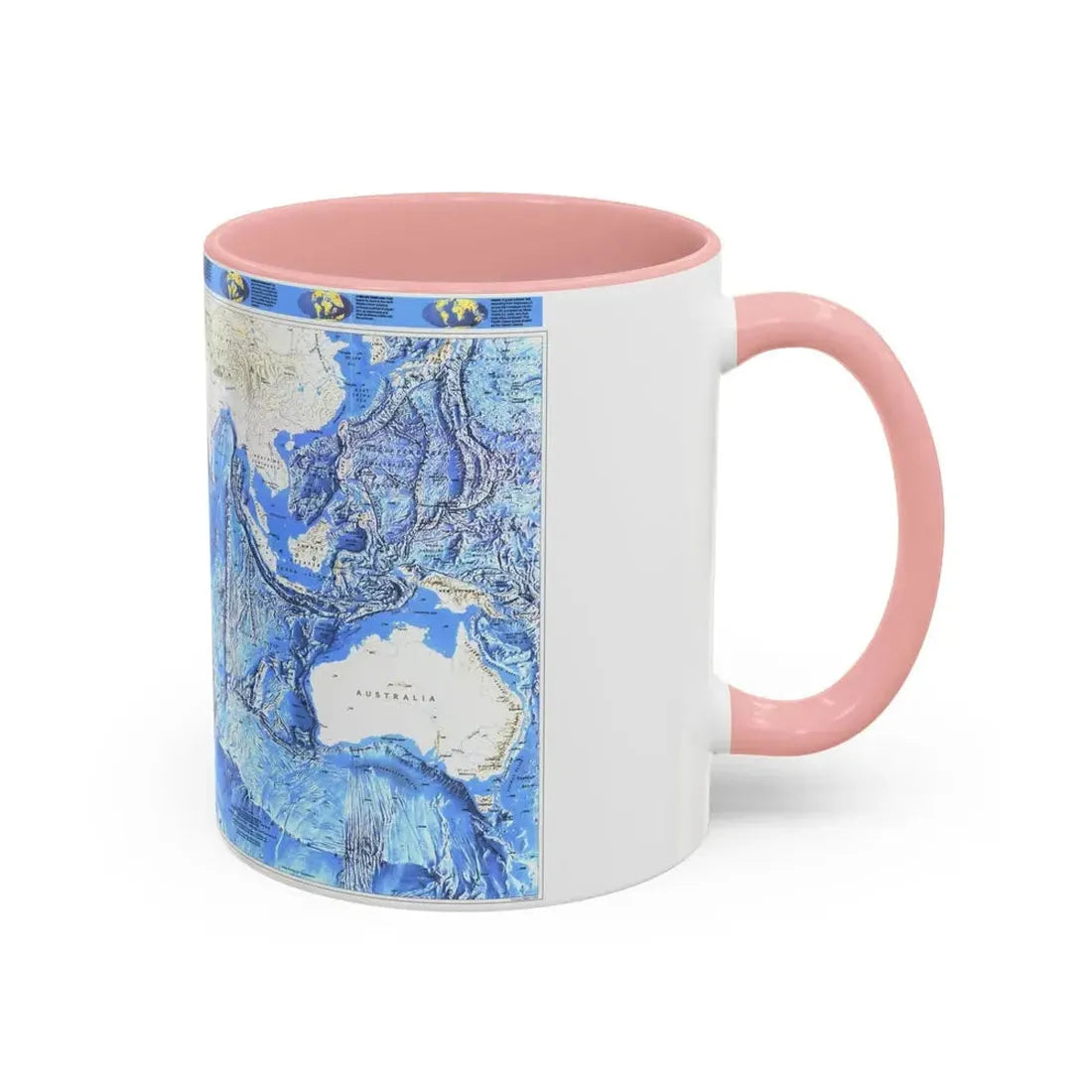 Indian Ocean (1992) (Map) Accent Coffee Mug - Go Mug Yourself