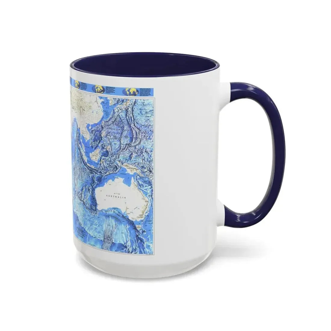 Indian Ocean (1992) (Map) Accent Coffee Mug - Go Mug Yourself