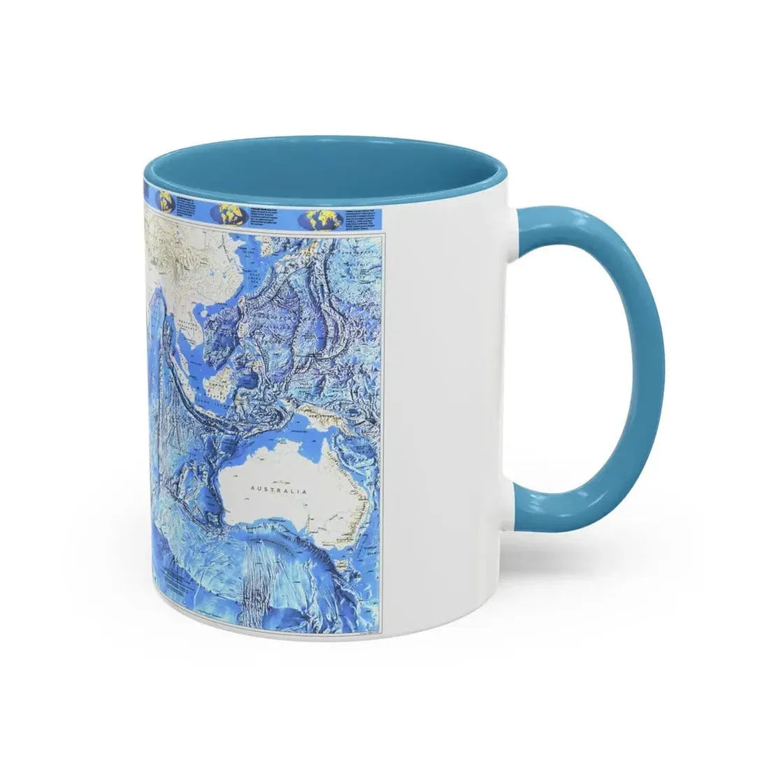 Indian Ocean (1992) (Map) Accent Coffee Mug - Go Mug Yourself
